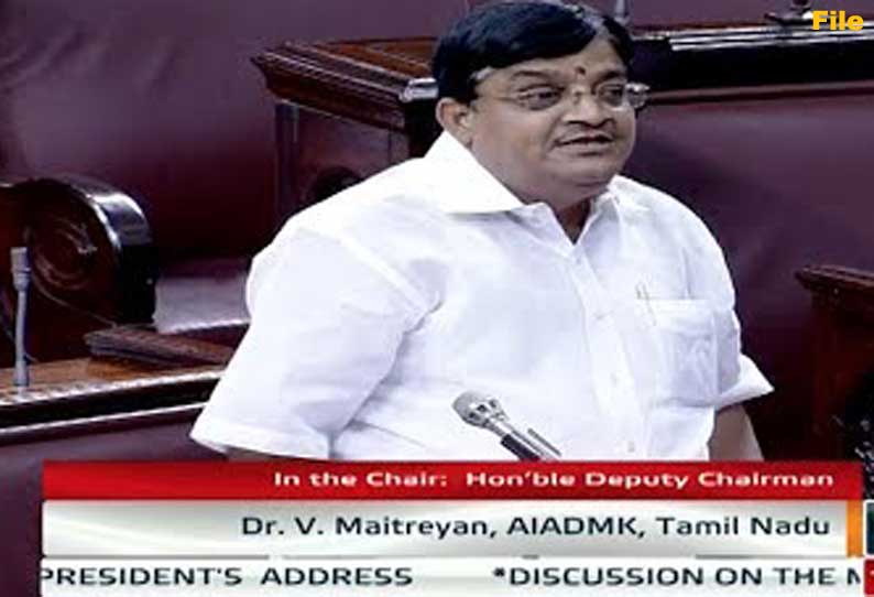 தமிழகத்துக்கு புயல் நிவாரண நிதியை உடனே வழங்க வேண்டும் -அ.தி.மு.க. எம்.பி மைத்ரேயன் தமிழகத்துக்கு புயல் நிவாரண நிதியை உடனே வழங்க வேண்டும் -அ.தி.மு.க. எம்.பி மைத்ரேயன்