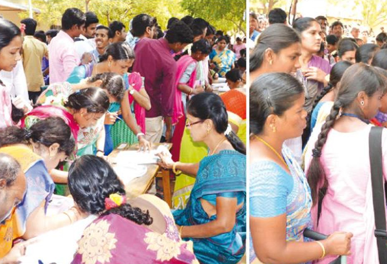 வேலை வாய்ப்பு முகாம் மாற்றுத்திறனாளிகளுக்கு முன்னுரிமை வழங்க கோரிக்கை