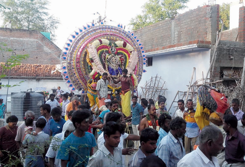 கண்ணமங்கலம் அங்காளம்மன் கோவிலில் மயான கொள்ளை திருவிழா