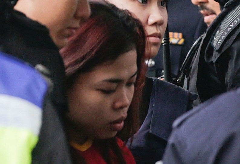 Malaysian Court Charges Two Women With Kim Murder கிம் கொலை தொடர்பாக இரண்டு பெண்கள் மீது