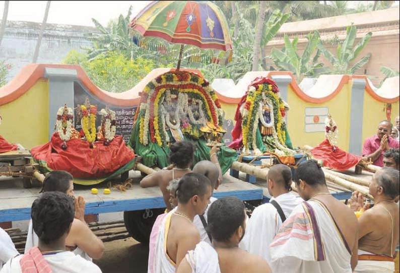 திருமழபாடி வைத்தியநாத சுவாமி கோவிலில் மாசிமக பெருவிழா