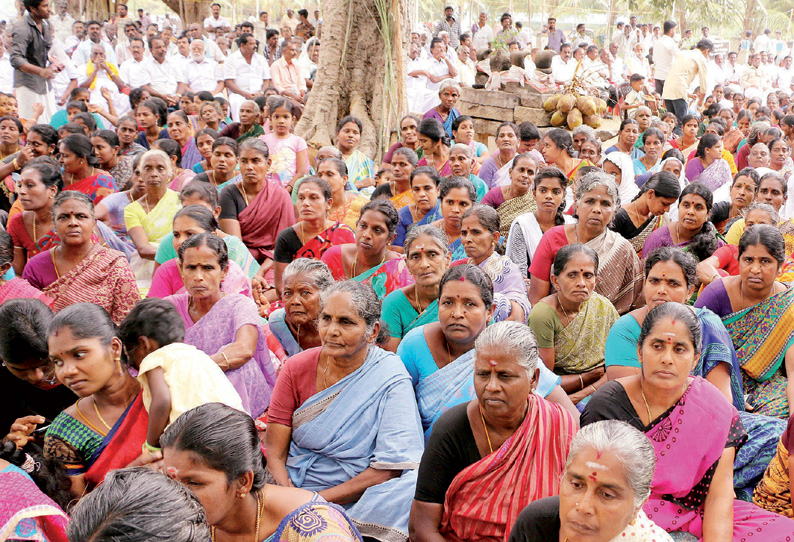 ஹைட்ரோ கார்பன் திட்டத்துக்கு எதிராக நடைபெற்ற போராட்டம் தற்காலிகமாக நிறுத்தி வைப்பு