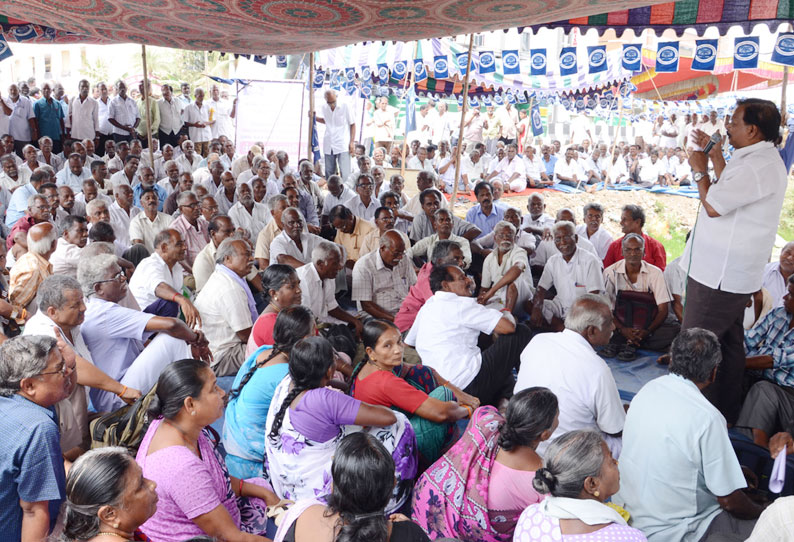 ஓய்வூதியத்தை உடனே வழங்கக்கோரி அரசு போக்குவரத்துக்கழக ஓய்வு பெற்ற தொழிலாளர்கள் காத்திருக்கும் போராட்டம்