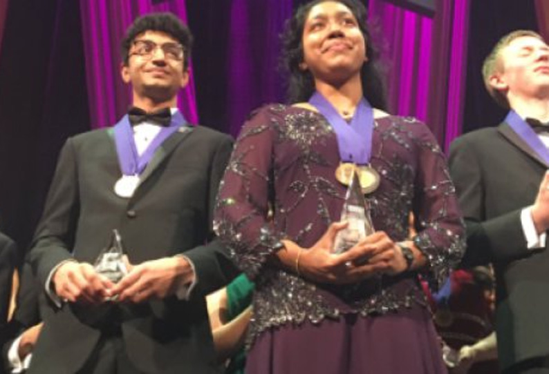 அமெரிக்காவில் அறிவியல் திறன் ஆராய்ச்சி விருதுகளை அள்ளிய இந்திய வம்சாவளியினர்
