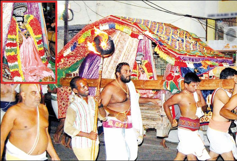 ஸ்ரீரங்கம் கோவில் தேர் திருவிழா: நம்பெருமாள் பல்லக்கில் ஜீயபுரம் சென்றார்