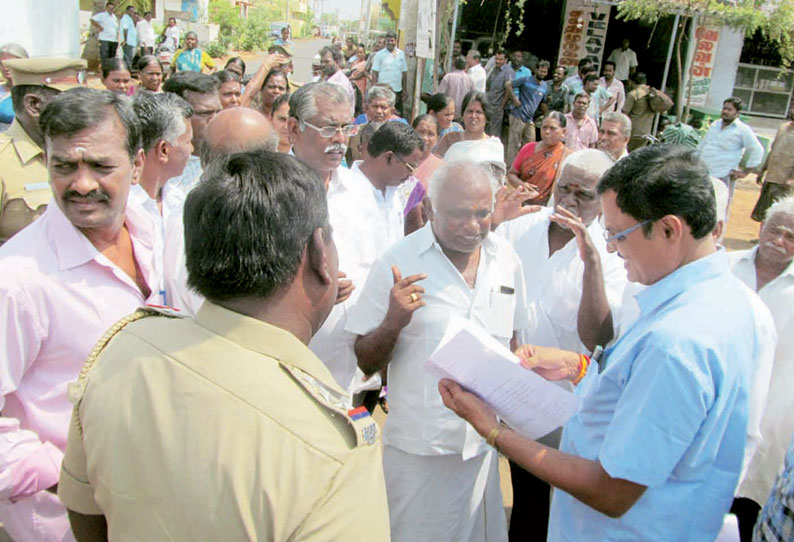 In Namakkal, the bar counter public transport impact of sudden