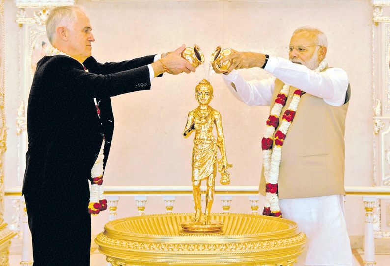 ஆஸ்திரேலிய பிரதமருடன் மோடி பேச்சுவார்த்தை 6 ஒப்பந்தங்கள் கையெழுத்து ஆஸ்திரேலிய பிரதமருடன் மோடி பேச்சுவார்த்தை 6 ஒப்பந்தங்கள் கையெழுத்து