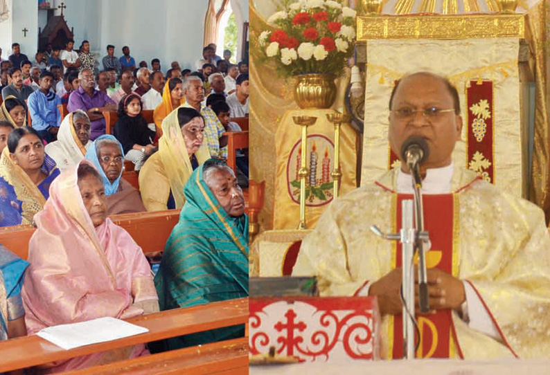 ஈஸ்டர் பண்டிகையையொட்டி கிறிஸ்தவ ஆலயங்களில் சிறப்பு பிரார்த்தனை