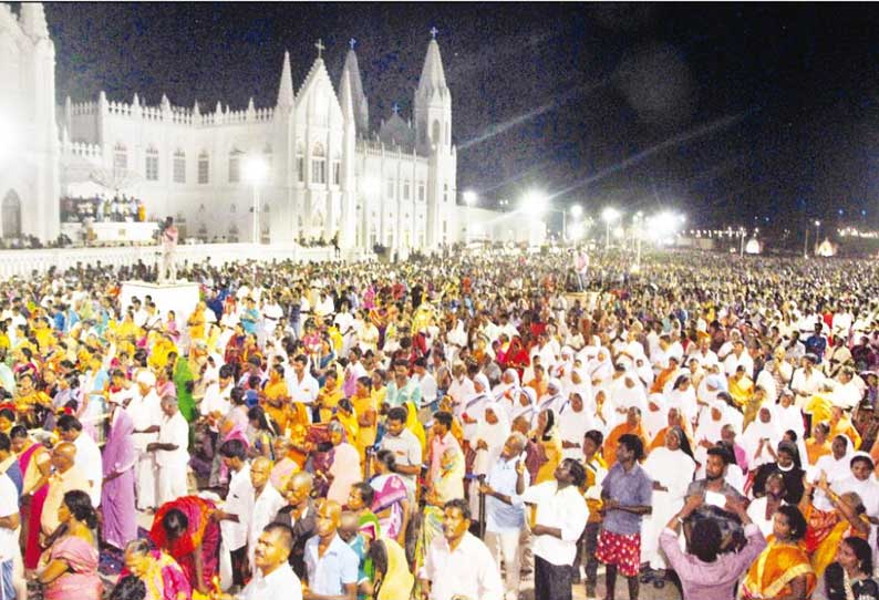 வேளாங்கண்ணி புனித ஆரோக்கிய மாதா பேராலயத்தில் ஈஸ்டர் சிறப்பு பிரார்த்தனை