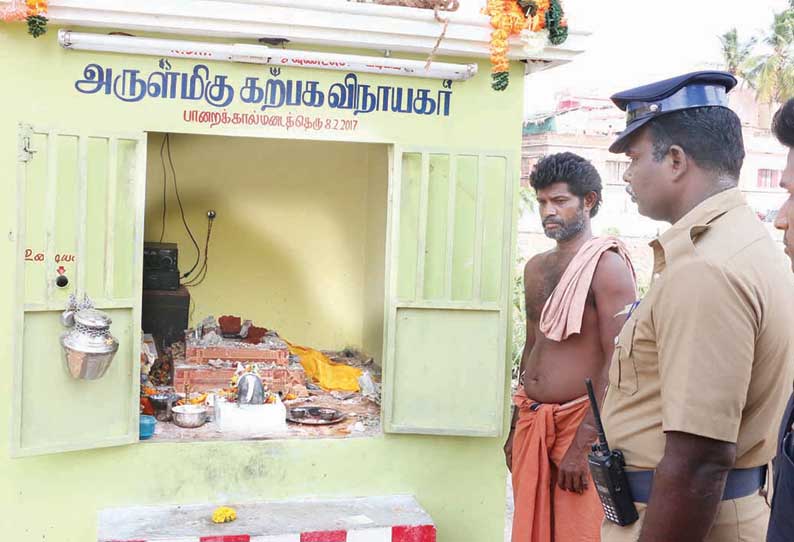 நாகர்கோவிலில் துணிகரம்: கோவில் பூட்டை உடைத்து விநாயகர் சிலை திருட்டு