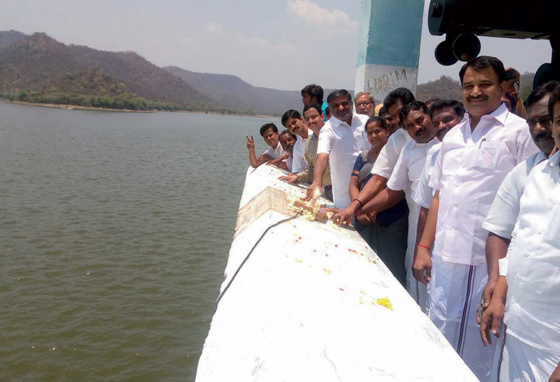 மோர்தானா அணையில் இருந்து வினாடிக்கு 240 கனஅடி தண்ணீர் திறந்து விடப்படும்