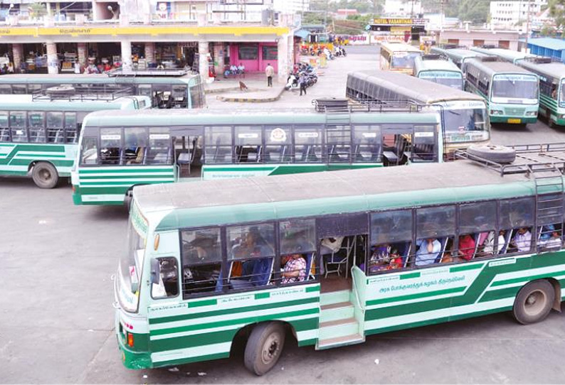 குமரி மாவட்டத்தில் அரசு பஸ்கள் வழக்கம்போல் ஓடின