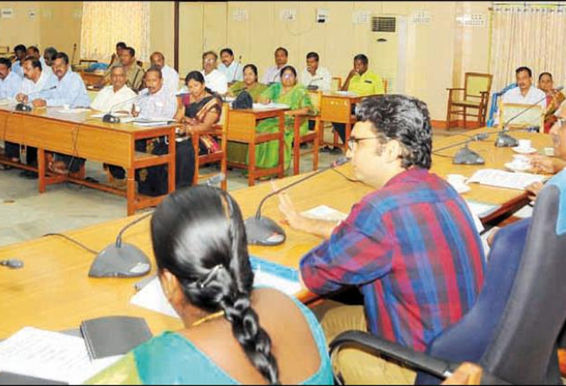 ஜவ்வாதுமலை கோடை விழா முன்னேற்பாடு பணிகள் குறித்த ஆய்வு கூட்டம்