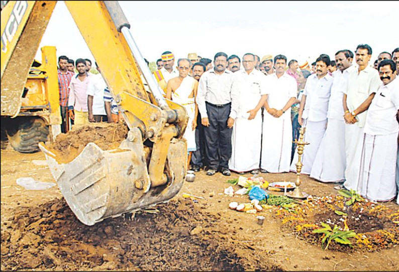 க.செல்லம்பட்டு கிராமத்தில் ரூ.9 லட்சம் செலவில் புதிய குடிநீர் கிணறு அமைக்கும் பணி