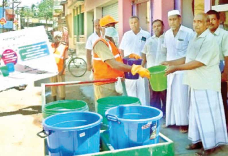 உலக சுற்றுச்சூழல் தினத்தையொட்டி தரம் பிரித்து குப்பைகள் வாங்கும் நிகழ்ச்சி