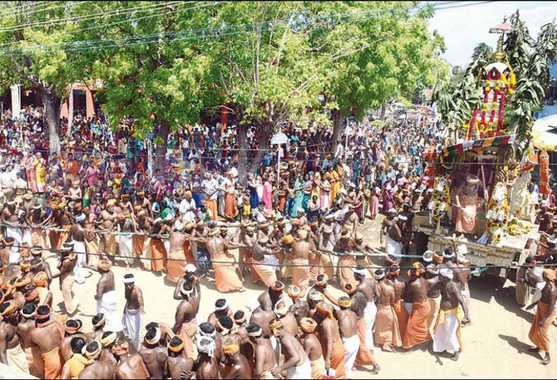 சாமிதோப்பு அய்யா வைகுண்டர் தலைமைப்பதியில் வைகாசி திருவிழா தேரோட்டம்