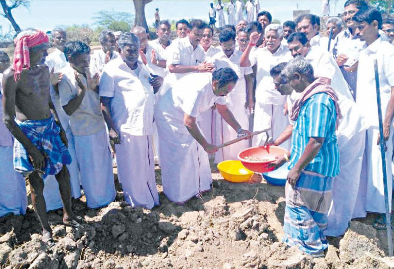 தி.மு.க. சார்பில் அனைத்து கண்மாய்களும் தூர் வாரப்படும்