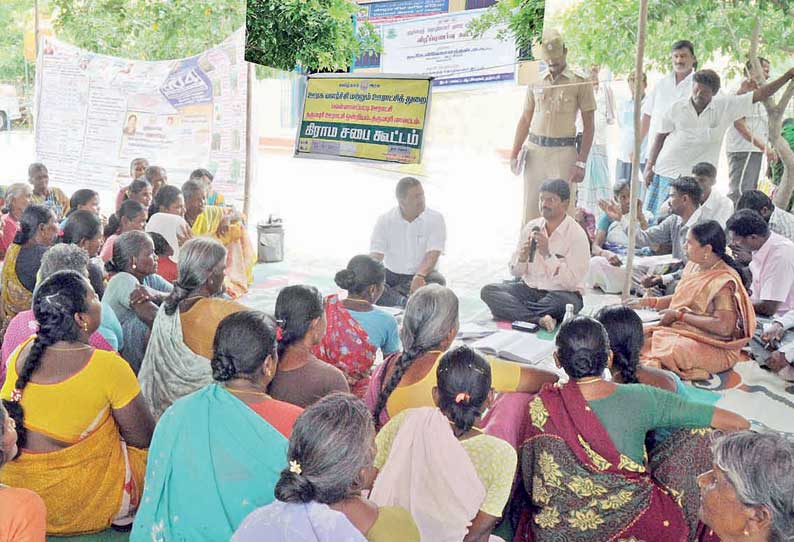 வெள்ளாளப்பட்டி ஊராட்சியில் சிறப்பு கிராமசபை கூட்டம் கலெக்டர் விவேகானந்தன் தலைமையில் நடந்தது