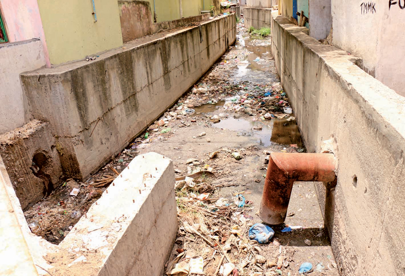 மழைநீர் வாய்க்காலில் பாதாள சாக்கடை கழிவு நீரை விடும் மாநகராட்சி மழைநீர் வாய்க்காலில் பாதாள சாக்கடை கழிவு நீரை விடும் மாநகராட்சி