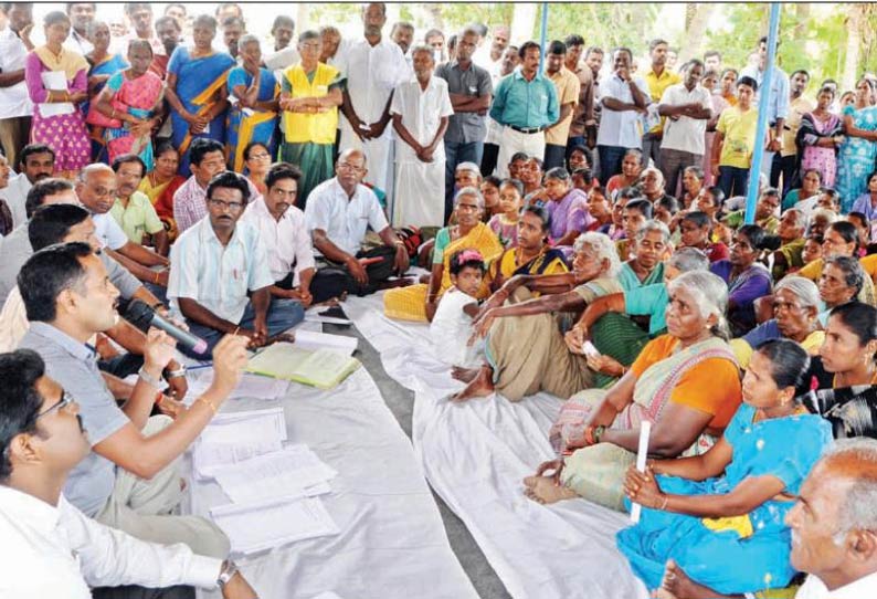 225 ஊராட்சிகளில் கிராம சபை கூட்டம் கலெக்டர் பிரபாகர் தலைமையில் நடந்தது