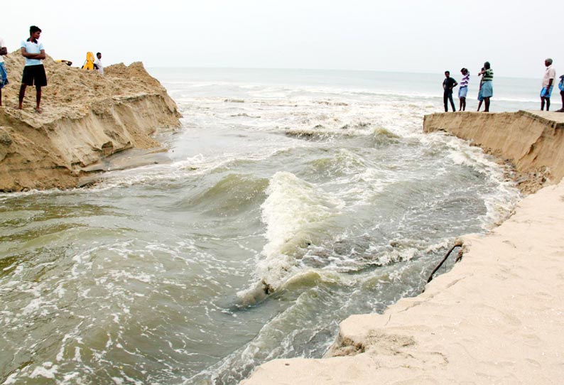 கடலூர் தென்பெண்ணையாற்றில் வெள்ளப்பெருக்கு வினாடிக்கு 9 ஆயிரம் கன அடி தண்ணீர் வரத்து