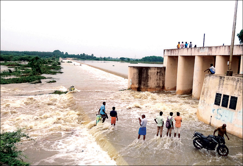 தென் பெண்ணை ஆற்றில் வெள்ளப்பெருக்கு: கால்வாய்கள் தூர்வாராததால் விவசாயிகள் ஏமாற்றம்