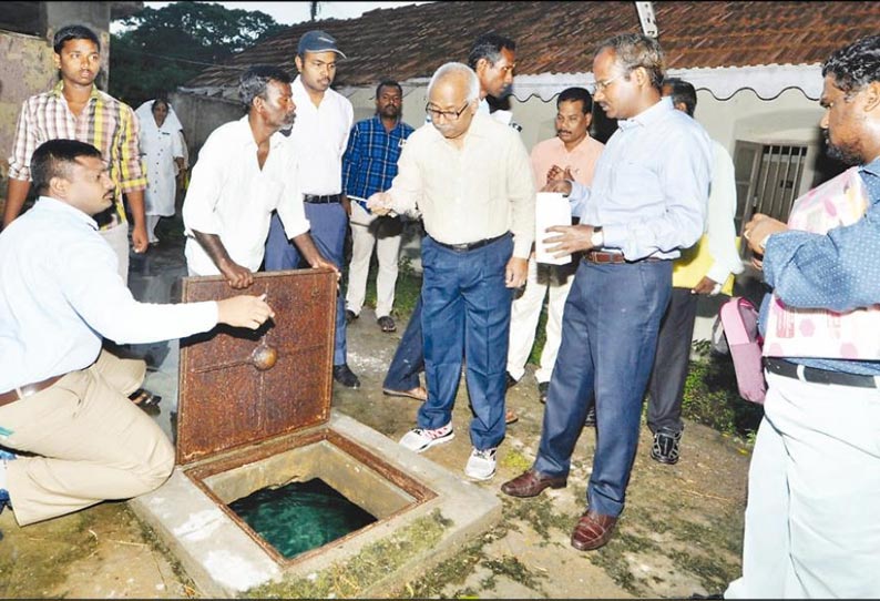 தஞ்சையில் டெங்கு கொசு ஒழிப்பு பணி வருவாய் நிர்வாக ஆணையர் ஆய்வு