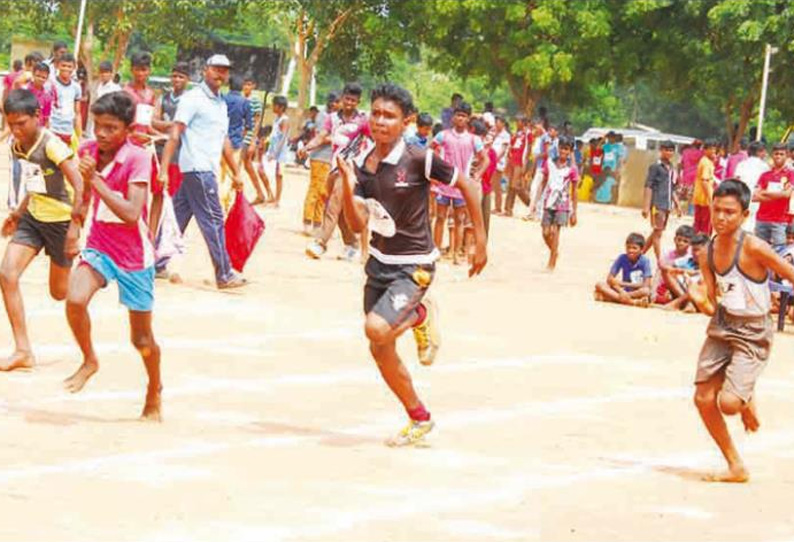 அகில இந்திய ஒலிம்பிக் போட்டிகளுக்கு வீரர்கள் முதல்நிலை தகுதி தேர்வு 1,887 பேர் பங்கேற்பு