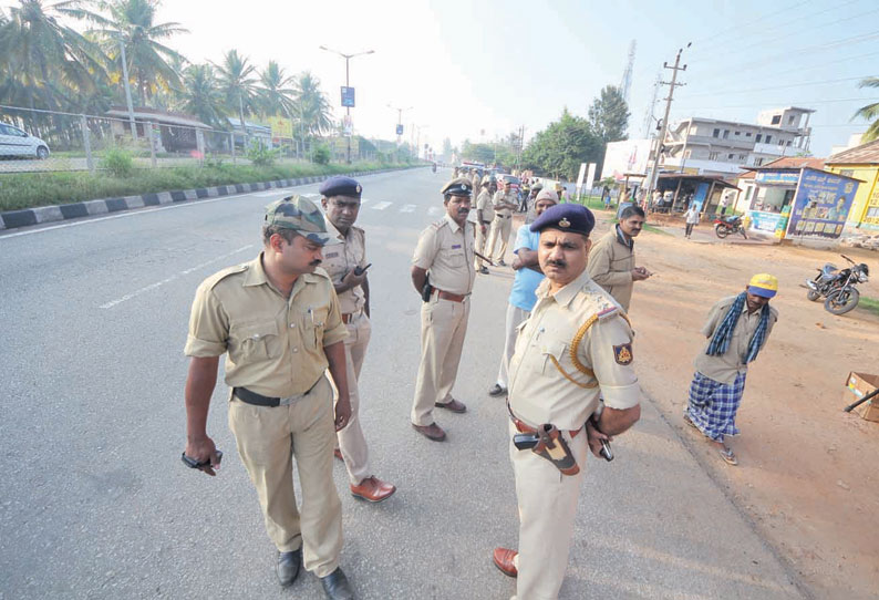 பேரணியாக செல்ல முயன்றபோது தடுத்த போலீசாருடன், பா.ஜனதாவினர் கடும் வாக்குவாதம்