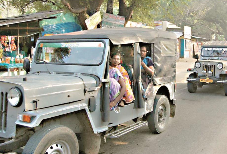 கேரளாவுக்கு தோட்ட வேலைக்கு செல்லும் தொழிலாளர்களை ஏற்றி செல்லும் ஜீப்புகளால் தொடரும் விபத்துகள்