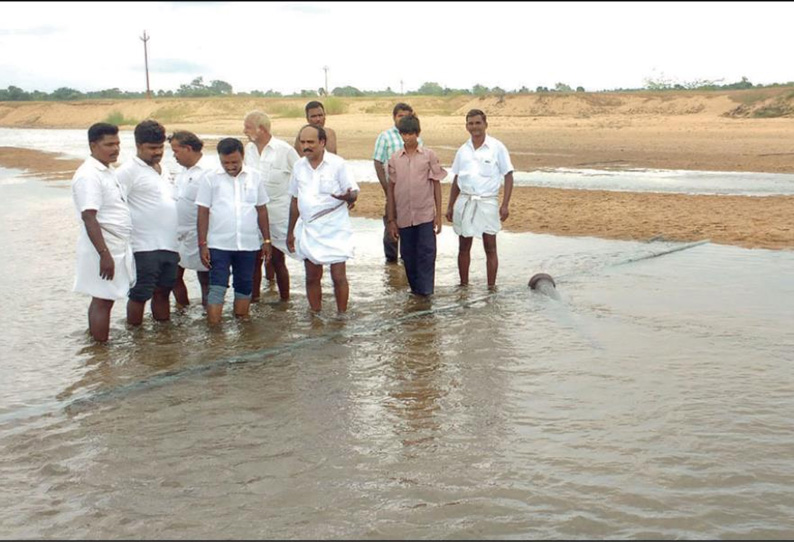 பாலாற்றின் குறுக்கே ரூ.6½ கோடியில் தடுப்பணை தூசி கே.மோகன் எம்.எல்.ஏ. தகவல்