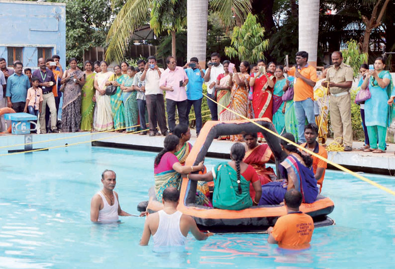 இயற்கை பேரிடர் மீட்புபணி குறித்த பயிற்சி கலெக்டர் ரோகிணி தொடங்கி வைத்தார்