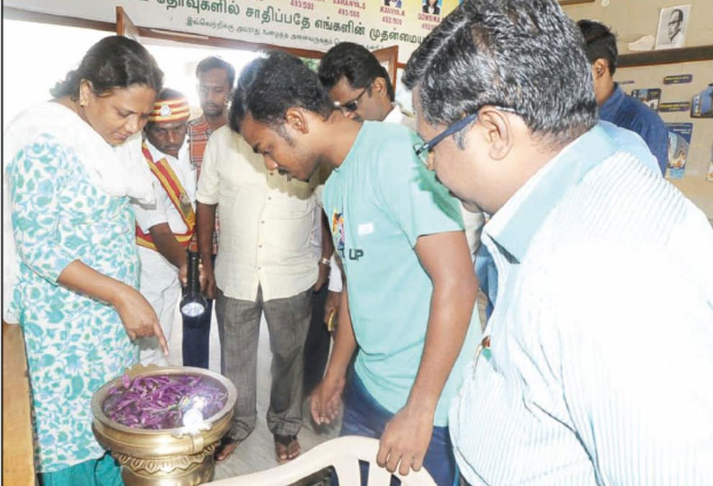 பெரம்பலூரில் டெங்கு தடுப்பு நடவடிக்கைகள் குறித்து தனியார் பள்ளியில் கலெக்டர் ஆய்வு