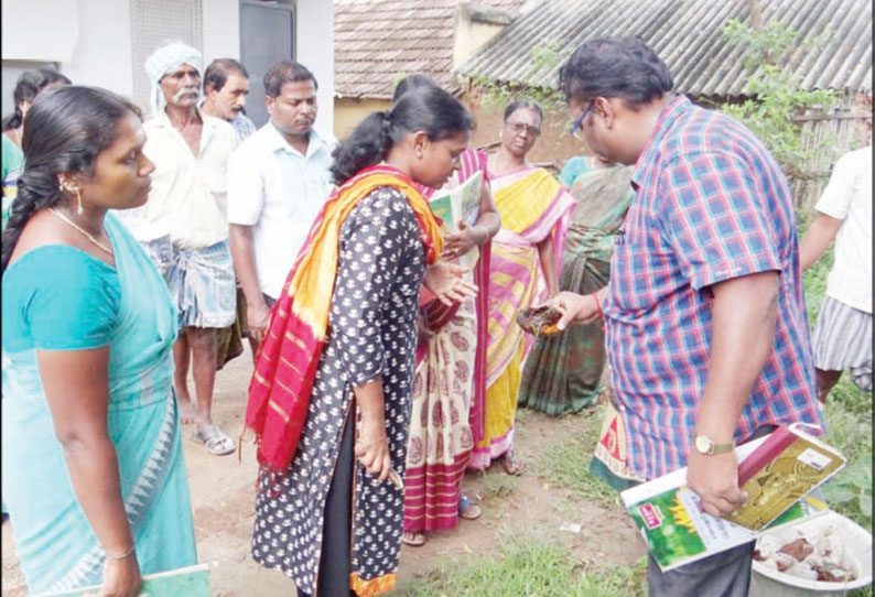 டெங்கு தடுப்பு நடவடிக்கையாக வீடுகளிலுள்ள தண்ணீர் தொட்டியை வாரம் இருமுறை சுத்தப்படுத்துங்கள்