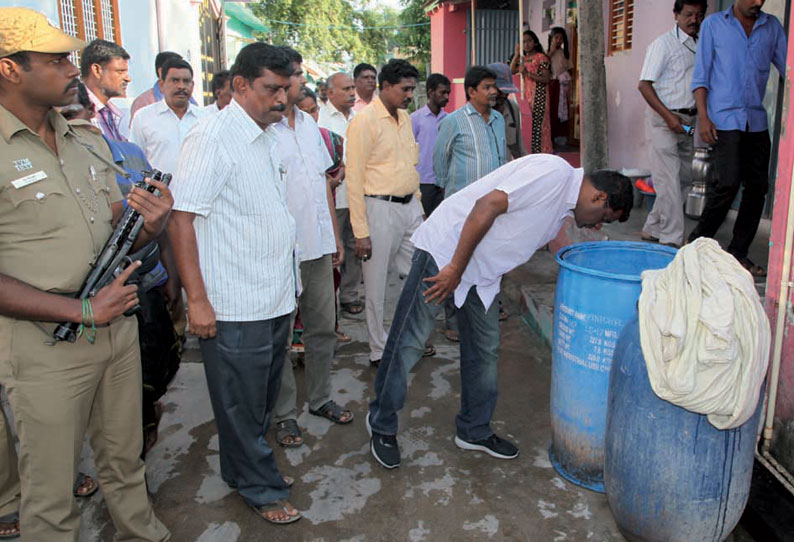 செங்கத்தில் டெங்கு கொசு ஒழிப்பு பணிகள் கலெக்டர் ஆய்வு