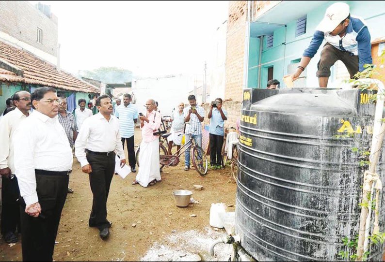 தண்ணீரை 3 நாட்களுக்கு ஒருமுறை மாற்ற வேண்டும் கலெக்டர் கோவிந்தராஜ் அறிவுறுத்தல்