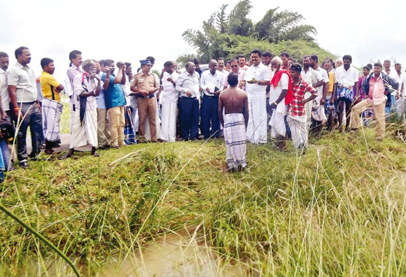 கூத்தாநல்லூர் பகுதியில் மழை நீரில் மூழ்கிய நெற்பயிர்கள்