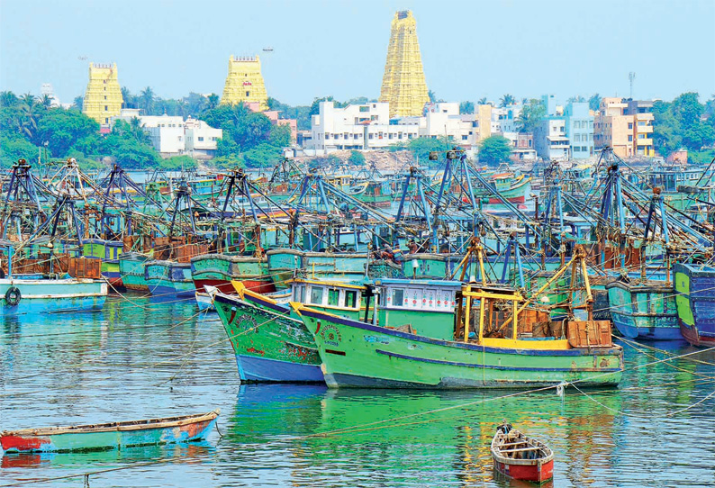 துப்பாக்கிச்சூடு சம்பவத்தை கண்டித்து ராமேசுவரம் மீனவர்கள் வேலைநிறுத்தம்