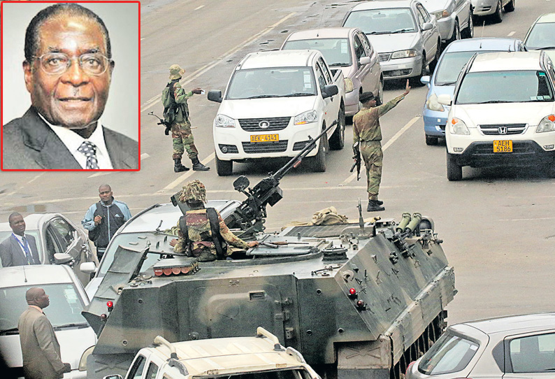 ஜிம்பாப்வேயில் ராணுவம், அதிகாரத்தை கைப்பற்றியது அதிபர் ராபர்ட் முகாபே கைது? ஜிம்பாப்வேயில் ராணுவம், அதிகாரத்தை கைப்பற்றியது அதிபர் ராபர்ட் முகாபே கைது?