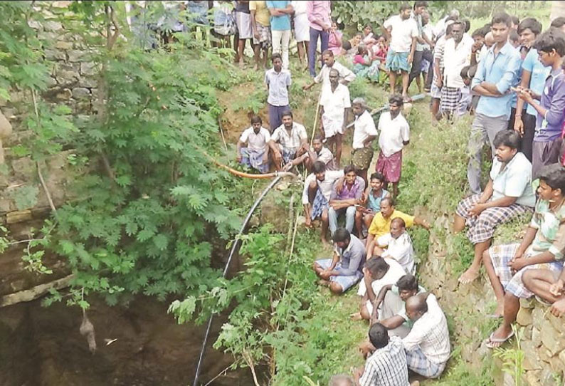 கோவிலில் கொள்ளை போன நகைகள் கிணற்றில் கிடப்பதாக அருள்வாக்கு கூறிய பக்தர்