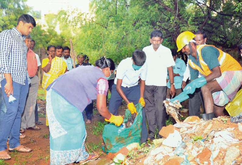 நெல்லை அரசு மருத்துவமனையில் கொசு ஒழிப்பு பணியை கலெக்டர் ஆய்வு