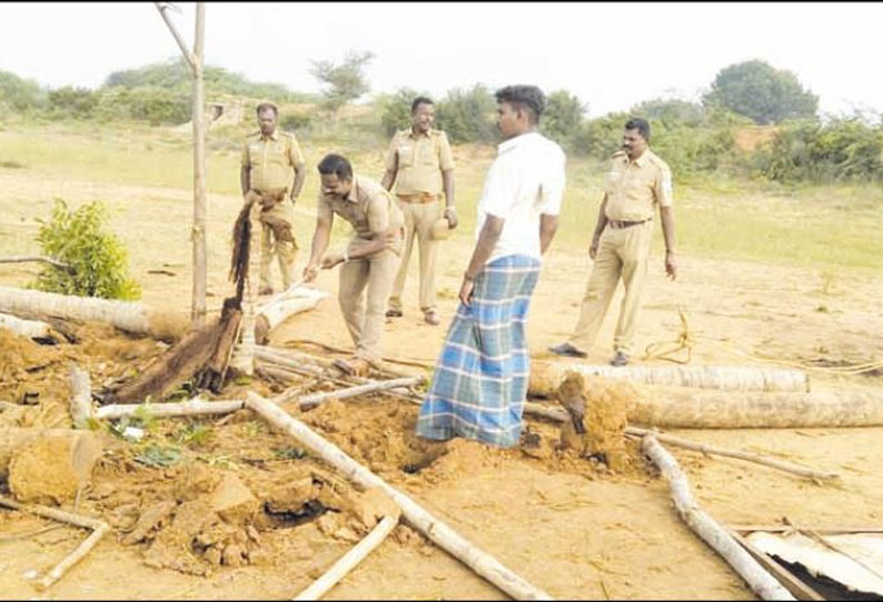 அனுமதியின்றி ஜல்லிக்கட்டு நடத்த முயற்சி போலீசார் தடுத்து நிறுத்தினர்