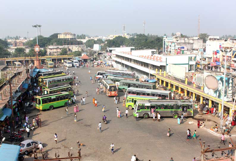 கடலூர் மாவட்டத்தில் போக்குவரத்து தொழிலாளர்கள் 2–வது நாளாக வேலைநிறுத்தம்