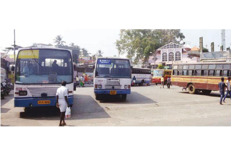 கேரளாவுக்கு பஸ்கள் ஓடவில்லை: அய்யப்ப பக்தர்கள் அவதி ரெயில்களில் கூட்டம் அலைமோதியது