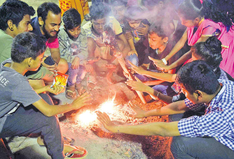 மும்பையில் கடும் குளிர் பொது மக்கள் அவதி