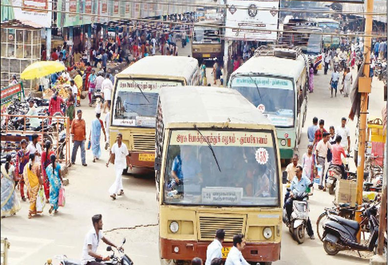 போக்குவரத்து தொழிலாளர்கள் வேலை நிறுத்தம் வாபஸ்: தஞ்சை மாவட்டத்தில் அரசு பஸ்கள் வழக்கம்போல் ஓடின