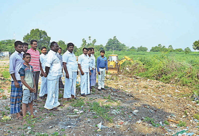 ஸ்ரீவைகுண்டத்தில் ஜல்லிக்கட்டு போட்டிக்கான ஆயத்த பணிகள் தொடக்கம்